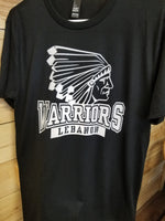 Lebanon Warriors black t-shirt, Berry Spring 2021