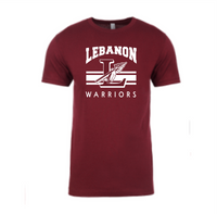 Maroon T shirt with Lspear
