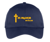 St. Francis navy hat